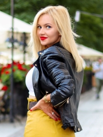 Kurtka Ramoneska i spódnica Giallo .jpg