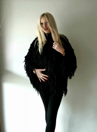 Sweter odpowiedni do leginsów, wąskich spodni