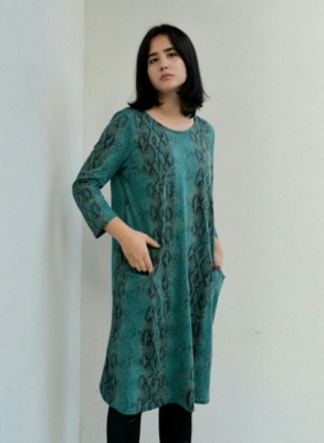 Sukienka Szmaragd Snake Print